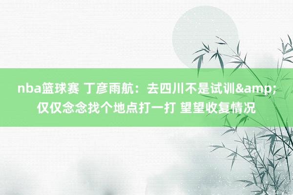 nba篮球赛 丁彦雨航：去四川不是试训&仅仅念念找个地点打一打 望望收复情况